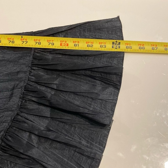 La Perla Midnight Black Ruffled Robe - Picture 11 of 12